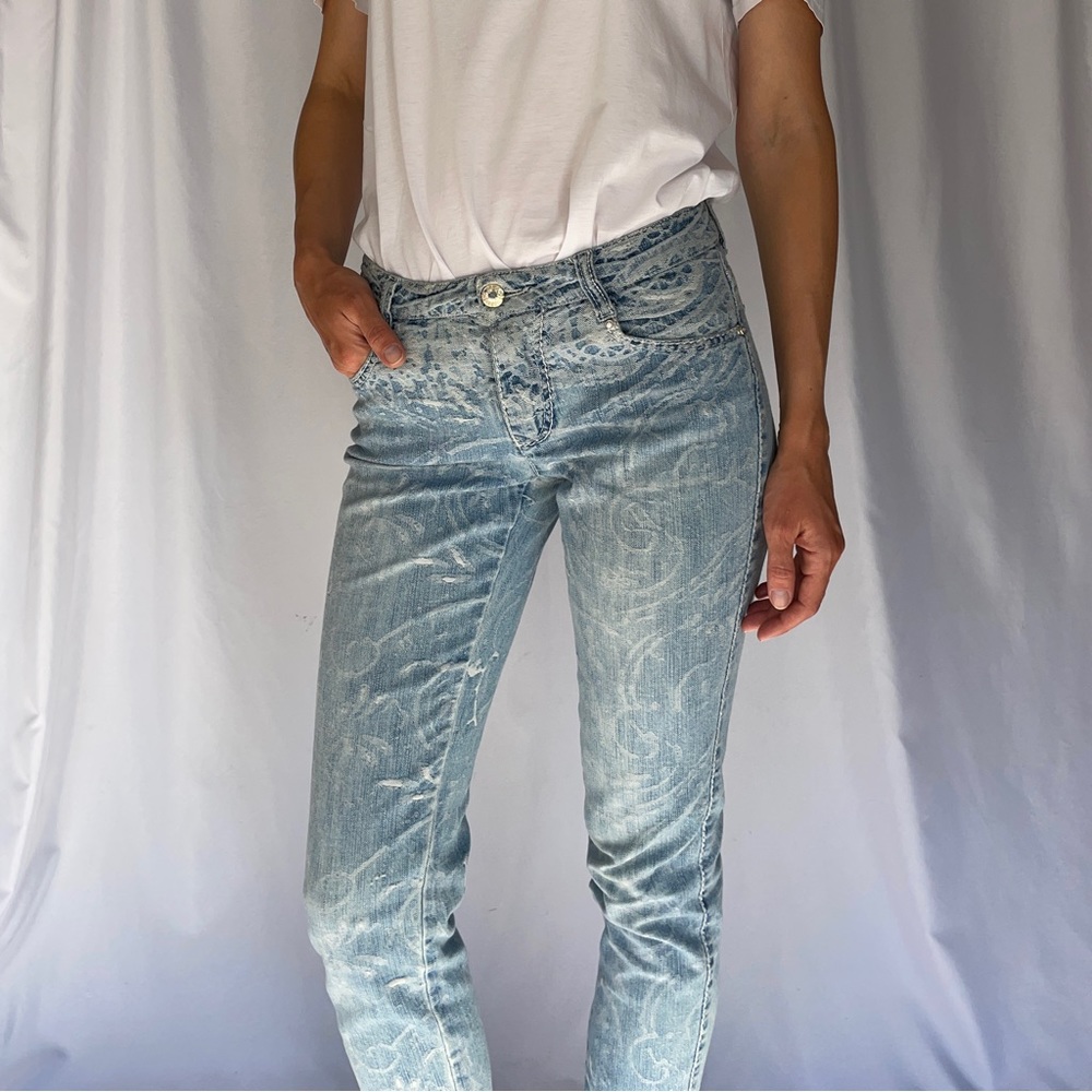Ermanno Scervino patterned jeans.